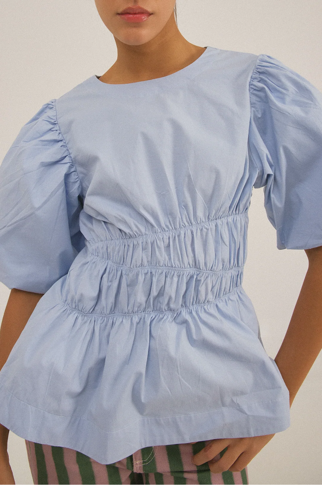 DENIM MEMORY TOP