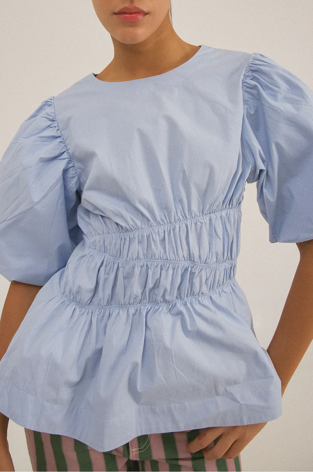 DENIM MEMORY TOP
